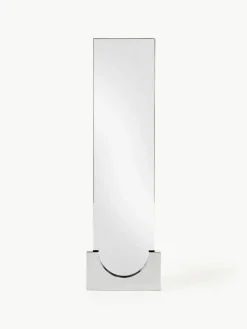 Westwing Collection Eckiger Standspiegel Finn mit Metallfuß