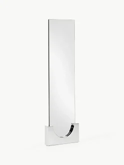 Westwing Collection Eckiger Standspiegel Finn mit Metallfuß