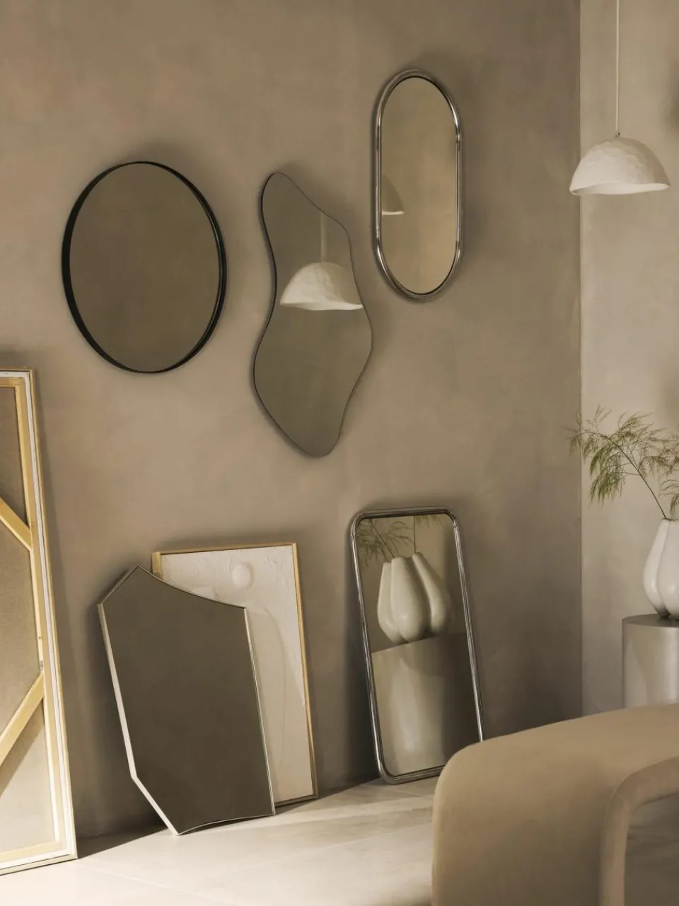 Westwing Collection Eckiger Wandspiegel Blake