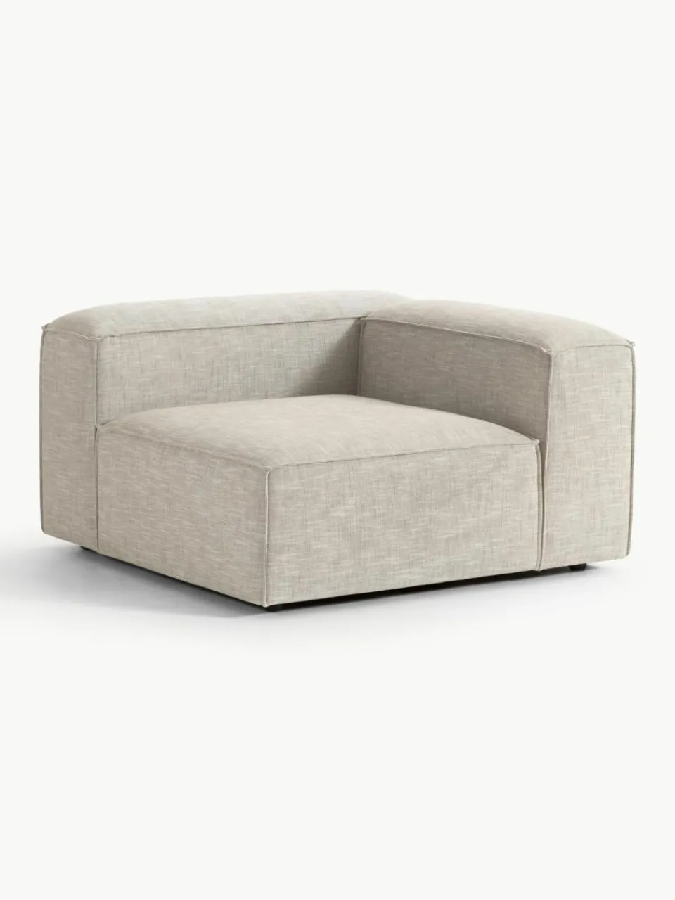 Westwing Collection Eckmodul Lennon aus Leinen-Mix