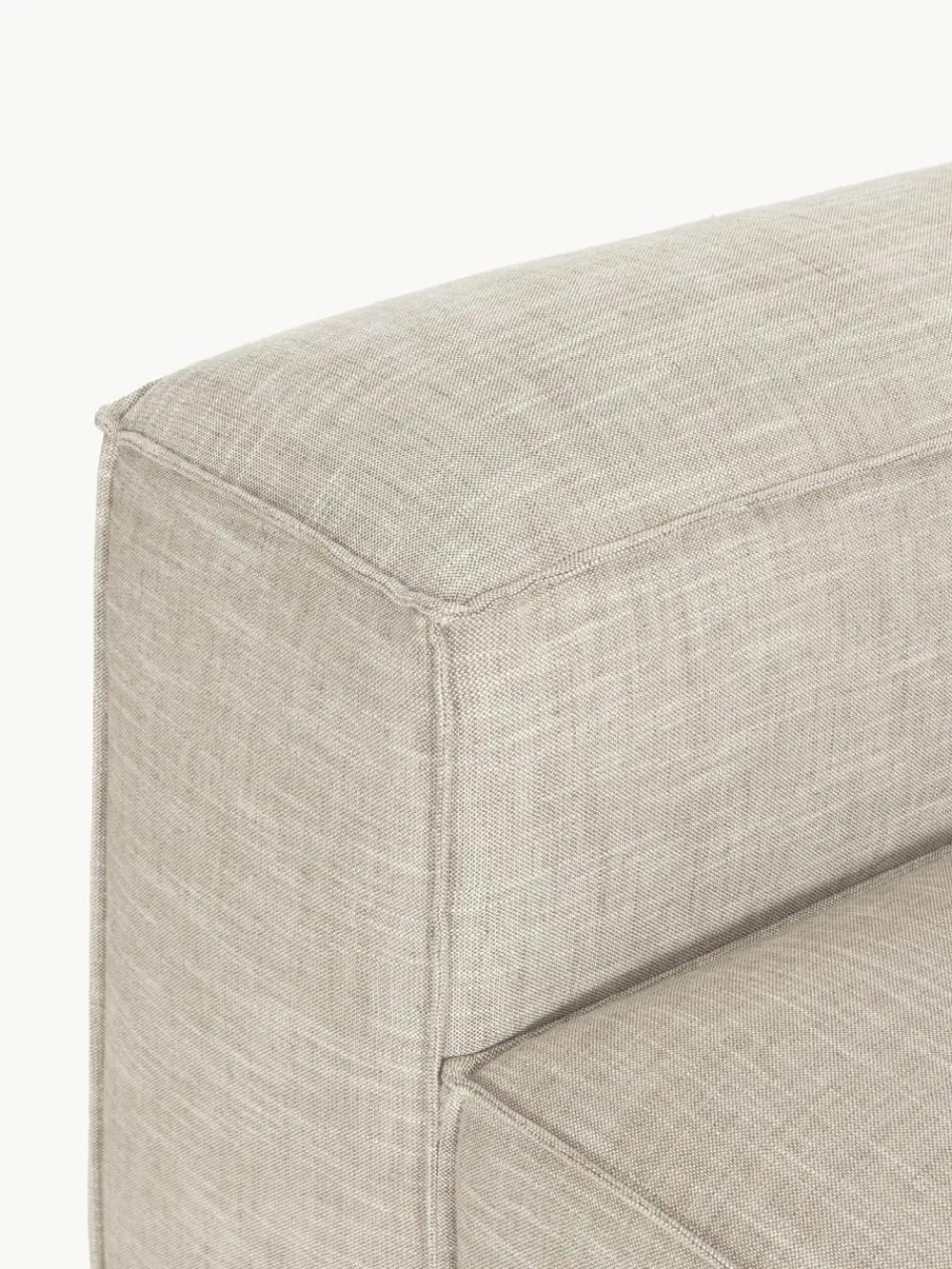 Westwing Collection Eckmodul Lennon aus Leinen-Mix