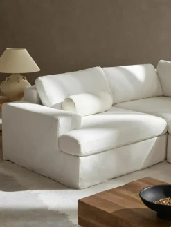 Westwing Collection Eckmodul Russell mit abnehmbaren Bezügen