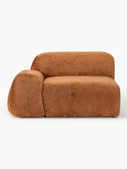 Westwing Collection Eckmodul Wolke aus Teddy-Bouclé