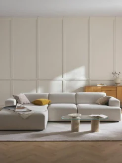 Westwing Collection Ecksofa Melva (4-Sitzer)