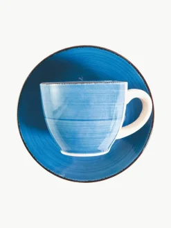 Villa D'Este Home Tivoli Espressotassen Baita Acqua mit Untertassen, 6er-Set