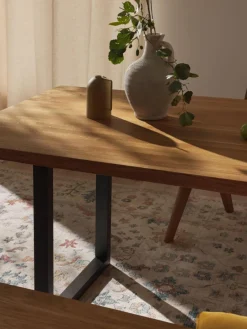 Westwing Collection Esstisch Oliver aus Eichenholz, in verschiedenen Größen
