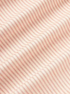 Westwing Collection Flanell-Bettdeckenbezug Javon mit feinen Streifen