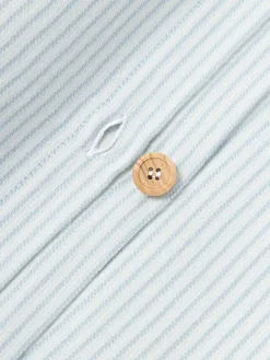 Westwing Collection Flanell-Bettdeckenbezug Javon mit feinen Streifen