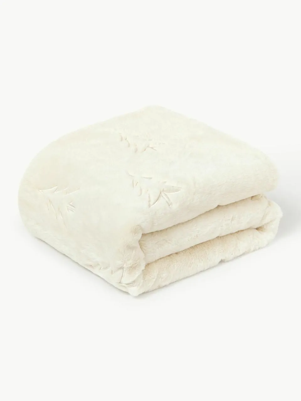 Westwing Collection Flauschige Kuscheldecke Nari mit winterlichem Motiv