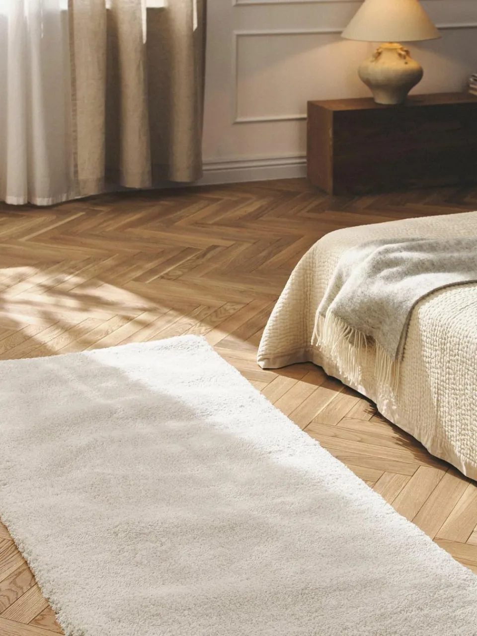 Westwing Collection Flauschiger Hochflor-Läufer Leighton
