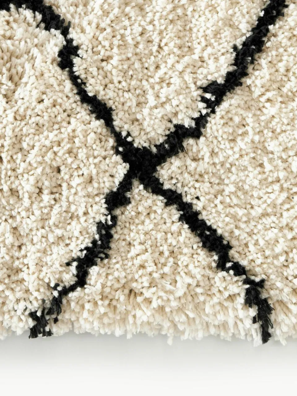 Westwing Collection Flauschiger Hochflor-Läufer Naima, handgetuftet
