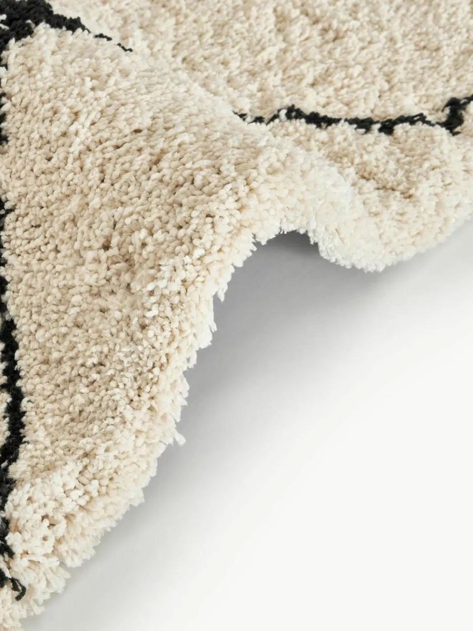 Westwing Collection Flauschiger Hochflor-Läufer Naima, handgetuftet