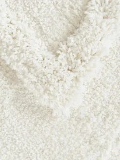 Westwing Collection Flauschiger Hochflorläufer Magda mit erhabener Hoch-Tief-Struktur