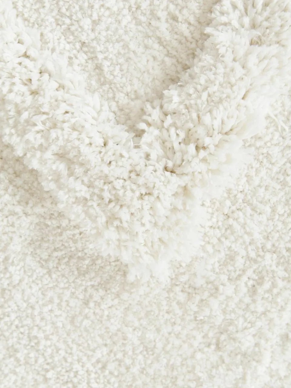 Westwing Collection Flauschiger Hochflorläufer Magda mit erhabener Hoch-Tief-Struktur