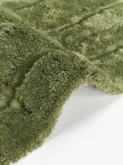 Westwing Collection Flauschiger Hochflor-Läufer Genève mit erhabener Hoch-Tief-Struktur