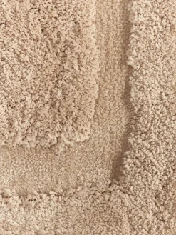 Westwing Collection Flauschiger Hochflor-Läufer Genève mit erhabener Hoch-Tief-Struktur