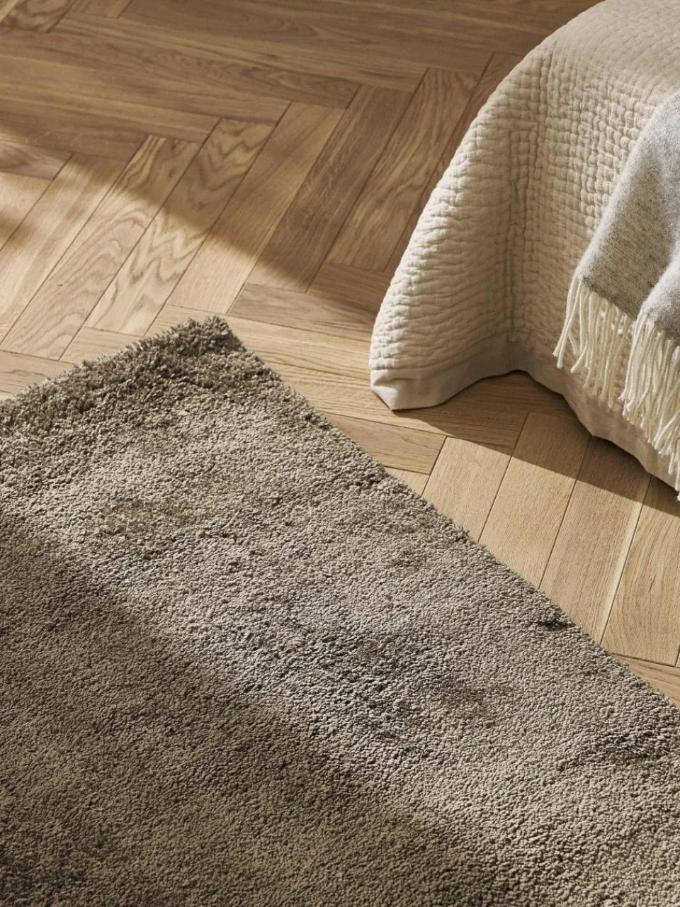 Westwing Collection Flauschiger Hochflor-Läufer Leighton