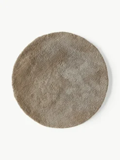 Westwing Collection Flauschiger runder Hochflor-Teppich Leighton