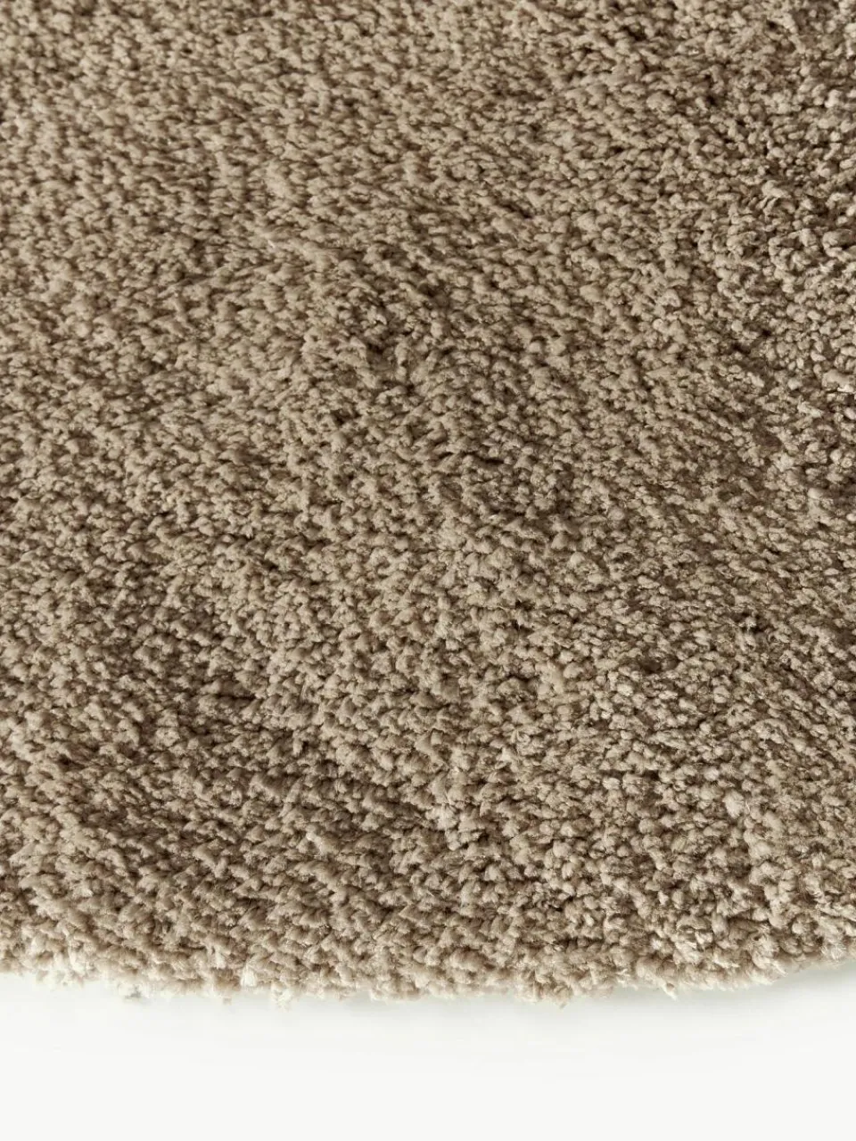 Westwing Collection Flauschiger runder Hochflor-Teppich Leighton