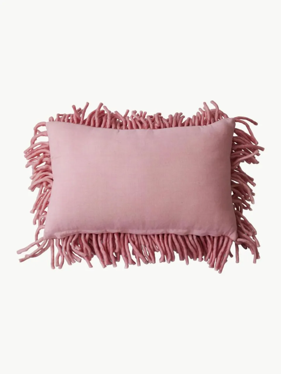 HKLIVING Flauschiges Kissen Rugged, handgefertigt