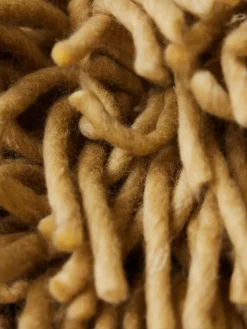 HKLIVING Flauschiges Kissen Rugged, handgefertigt