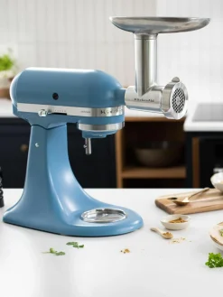 KitchenAid Fleischwolf-Aufsatz aus Metall mit Wurstfüller