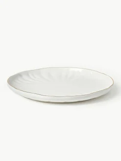 Westwing Collection Frühstücks-Set Sali mit Relief, 4 Personen (12-tlg.)