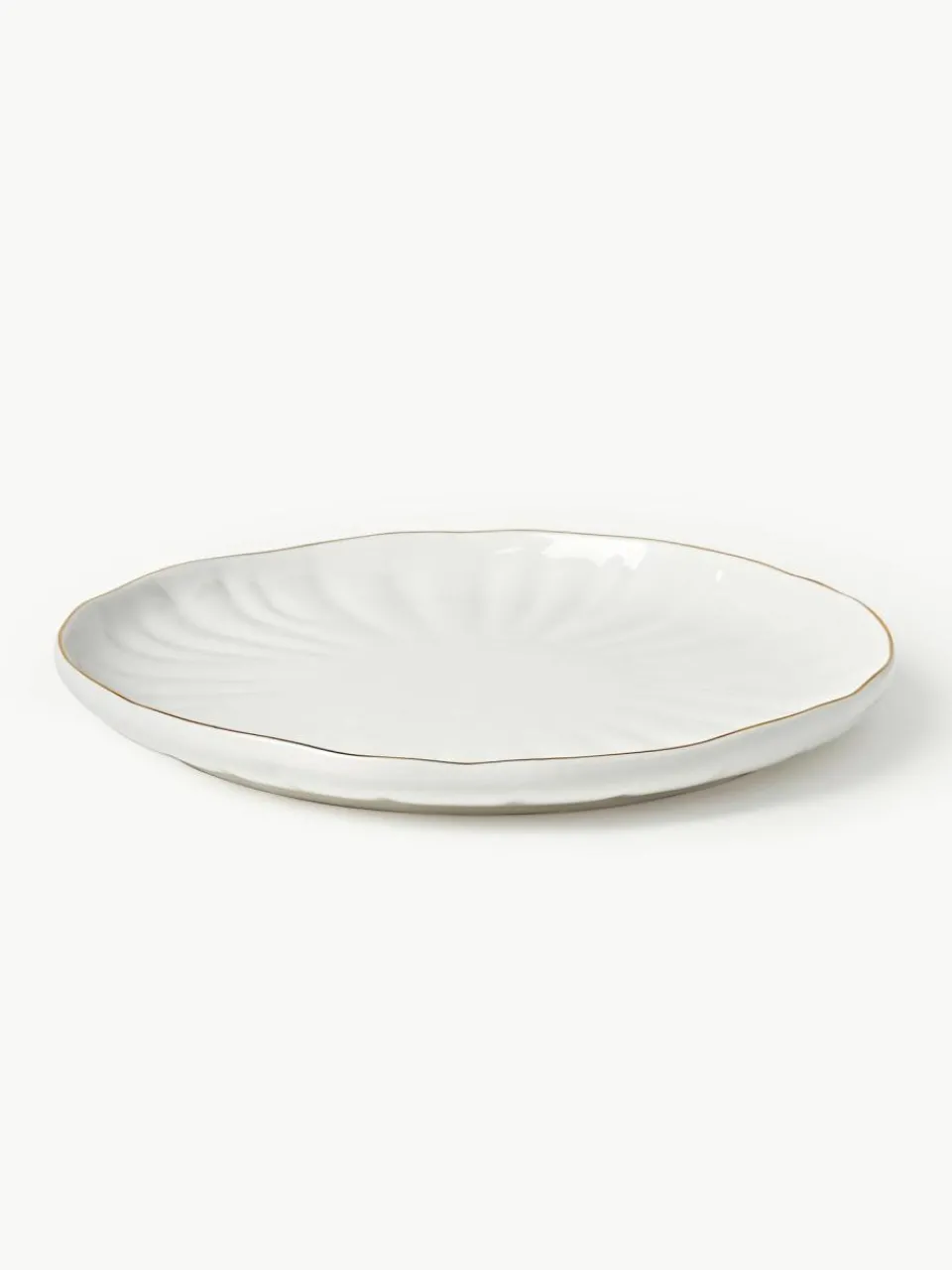 Westwing Collection Frühstücks-Set Sali mit Relief, 4 Personen (12-tlg.)