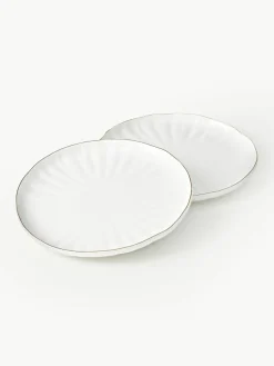 Westwing Collection Frühstücks-Set Sali mit Relief, 4 Personen (12-tlg.)