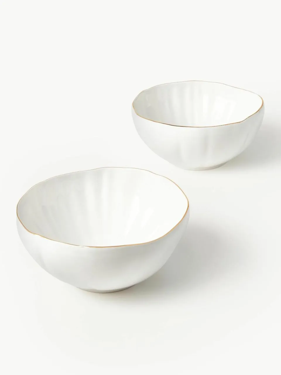 Westwing Collection Frühstücks-Set Sali mit Relief, 4 Personen (12-tlg.)