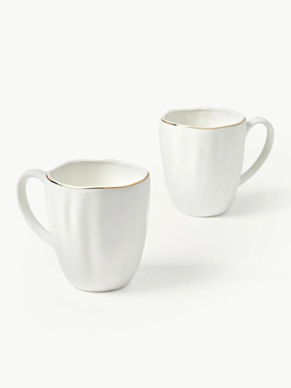 Westwing Collection Frühstücks-Set Sali mit Relief, 4 Personen (12-tlg.)