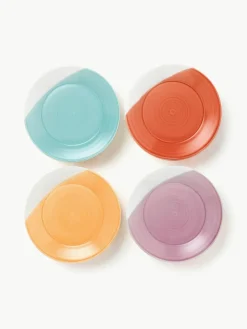Royal Doulton Frühstücksteller 1815 Brights aus Porzellan, 4er-Set