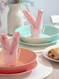 Royal Doulton Frühstücksteller 1815 Brights aus Porzellan, 4er-Set