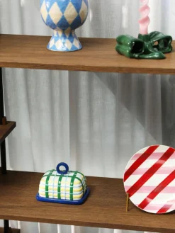 &k amsterdam Frühstücksteller Bliss mit weihnachtlichem Design, 4er-Set
