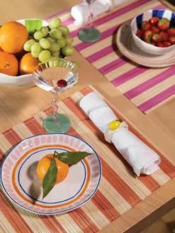 &k amsterdam Frühstücksteller Boavista aus Porzellan, 4er-Set