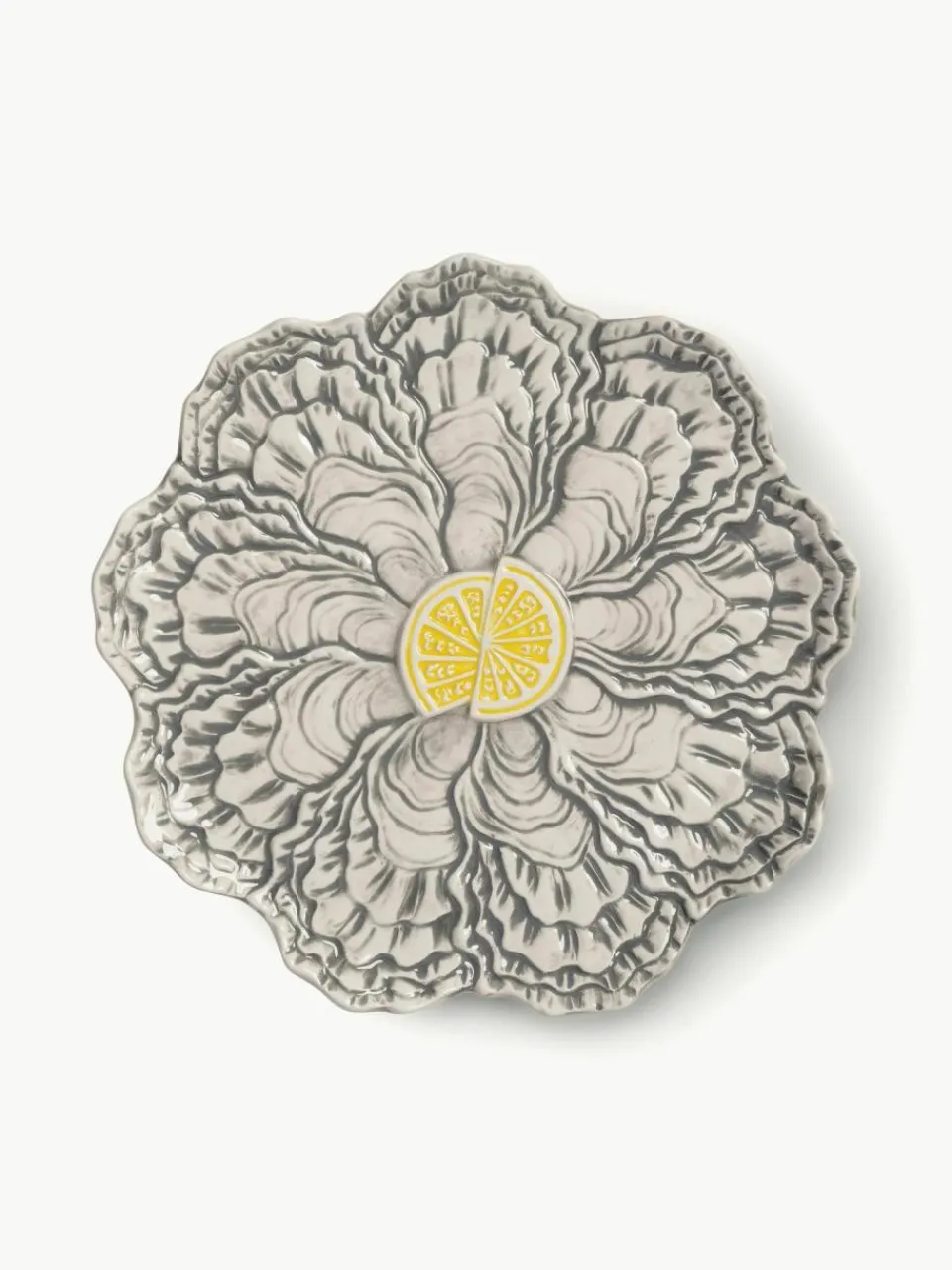 &k amsterdam Frühstücksteller Oyster aus Dolomit