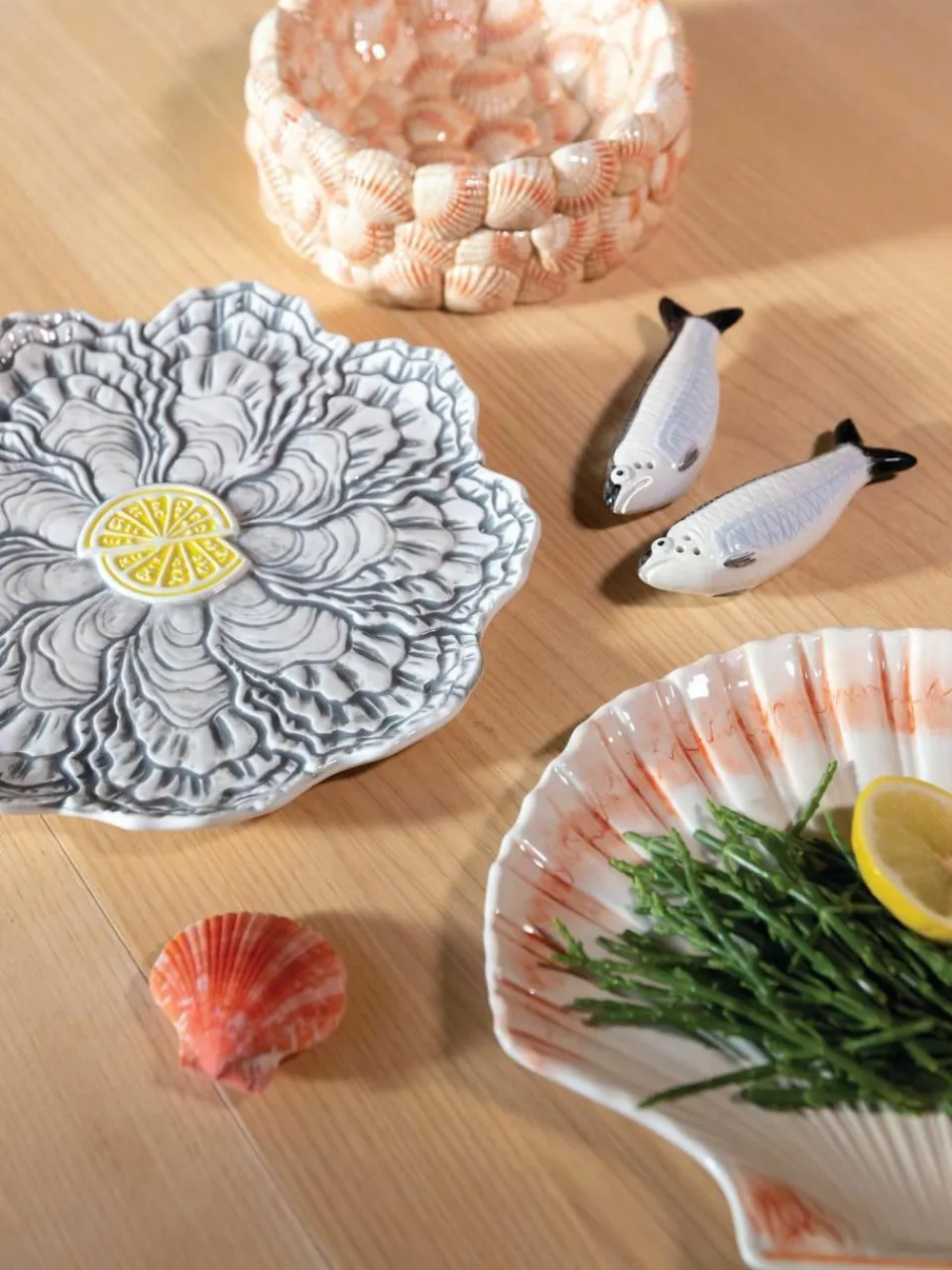 &k amsterdam Frühstücksteller Oyster aus Dolomit