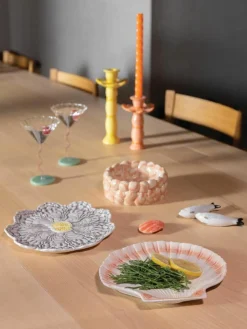 &k amsterdam Frühstücksteller Oyster aus Dolomit