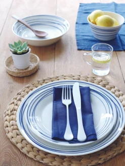 Royal Doulton Frühstücksteller Pacific Blue aus Porzellan