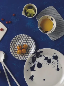 Royal Doulton Frühstücksteller Pacific Blue aus Porzellan