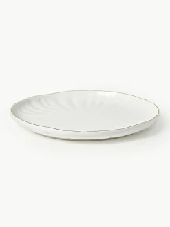 Westwing Collection Frühstücksteller Sali mit Relief, 2 Stück