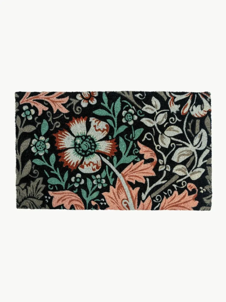 Westwing Fußmatte Dianthus mit Blumenmotiv