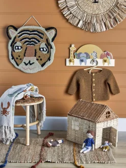 Kinder Bloomingville mini Garderobenleiste Mallen aus Holz