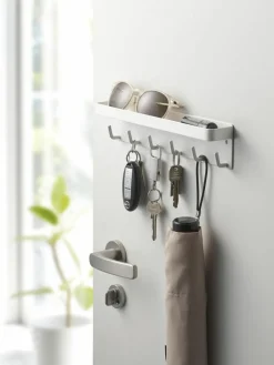 Yamazaki Garderobenleiste Smart mit magnetischer Rückseite