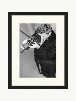 Any Image Gerahmte Fotografie James Dean with Camera