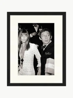 Any Image Gerahmte Fotografie Serge Gainsbourg & Jane Birkin