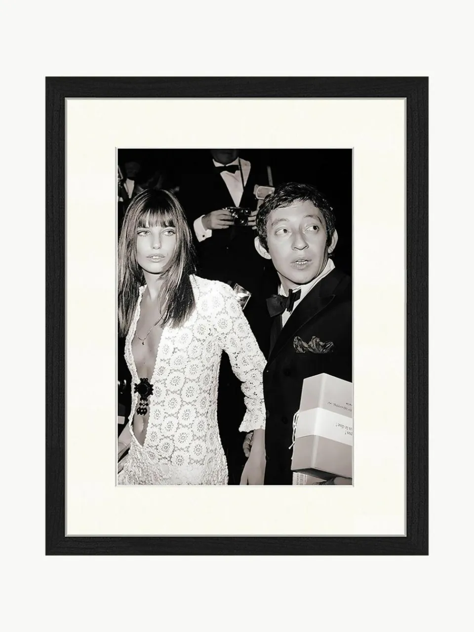 Any Image Gerahmte Fotografie Serge Gainsbourg & Jane Birkin