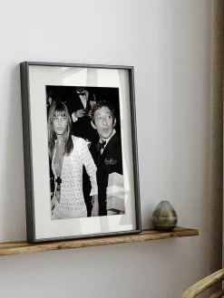 Any Image Gerahmte Fotografie Serge Gainsbourg & Jane Birkin