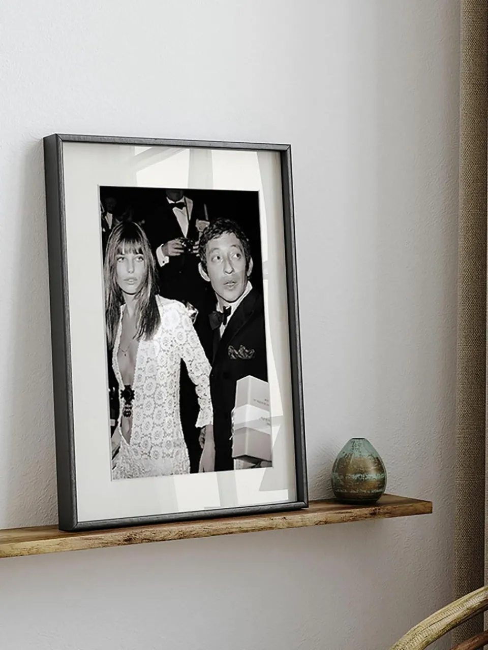 Any Image Gerahmte Fotografie Serge Gainsbourg & Jane Birkin