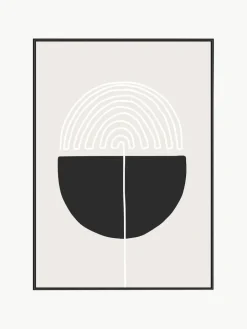 Westwing Gerahmter Digitaldruck Feminine Doodles
